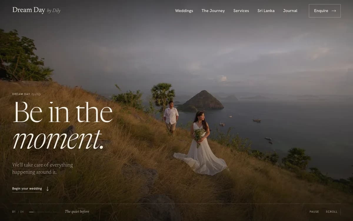 Dream Day by Dily website homepage